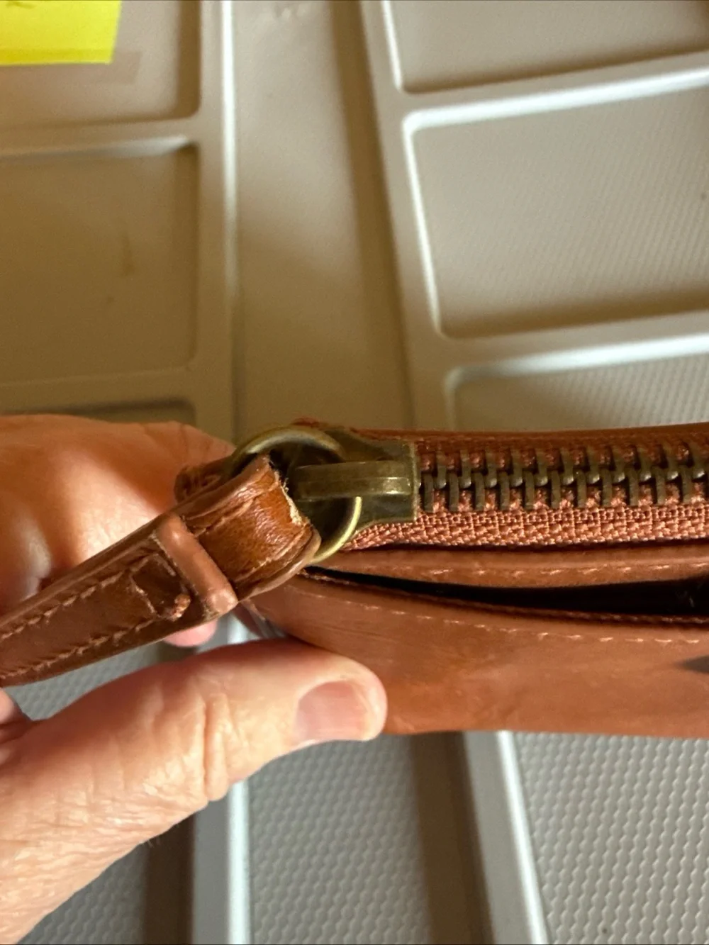 Universal Thread Wristlet Brown /Rust Clutch Wallet - Women